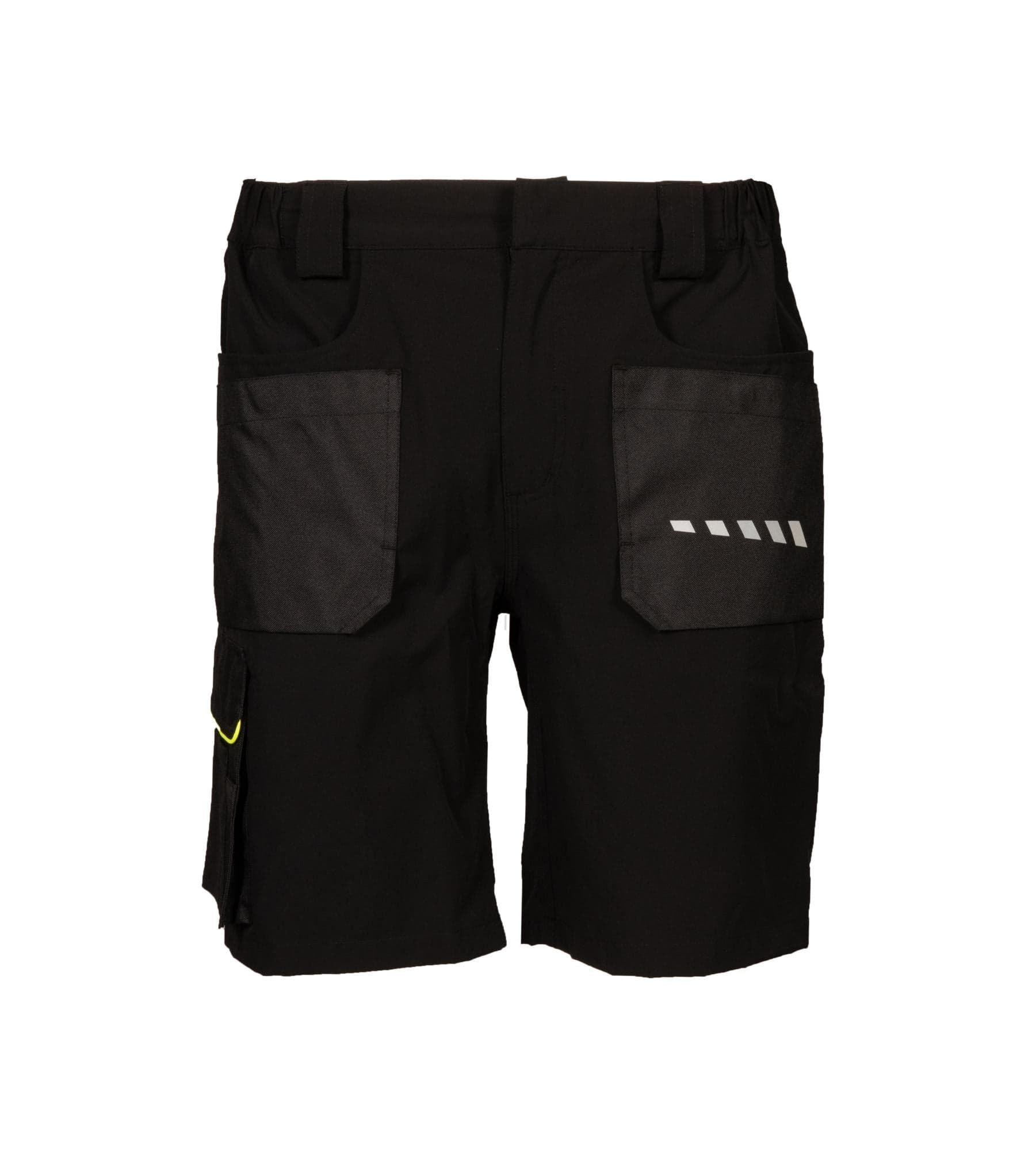 Bermuda Tonale Nero Pantaloncino da Lavoro Trekking Elasticizzato - 2