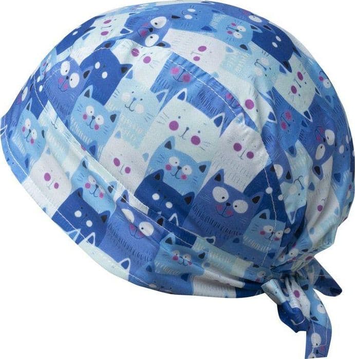 Bandana Urano Fantasia Gatti Tessuto Antibatterico Bandana Cucina Stampata