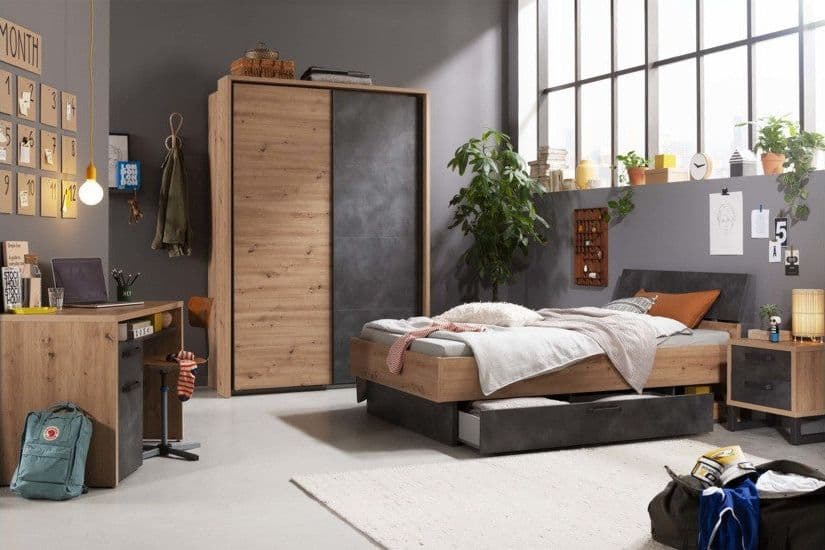 Cassettone estraibile per letto "La Fabbrica" cemento elegante in Materassi Decor Space - Altamura, commercioVirtuoso.it
