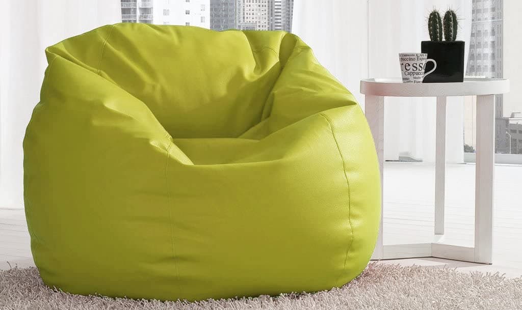 Pouf imbottito per giardino e soggiorno poltrona a sacco Ø 65 cm in Cuscini per divani Decor Space - Altamura, commercioVirtuoso.it