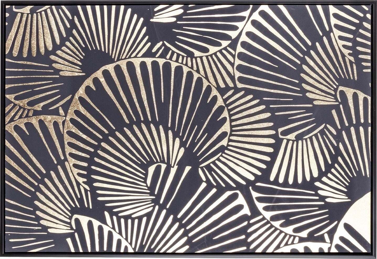 Quadro moderno Stampa su tela Oro su nero 62 X 92 cm minimalista bold Casa e cucina/Decorazioni per interni/Arte/Poster e stampe Decor Space - Altamura, Commerciovirtuoso.it