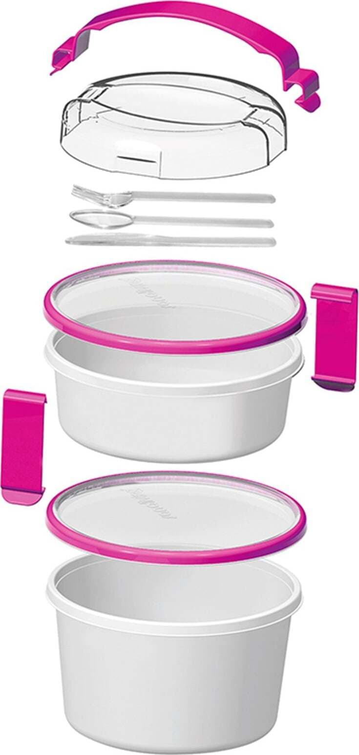 Portavivande vaschetta in plastica richiudibile porta pranzo lunch box da viaggio Casa e cucina/Decorazioni per interni/Accessori decorativi/Soprammobili Decor Space - Altamura, Commerciovirtuoso.it