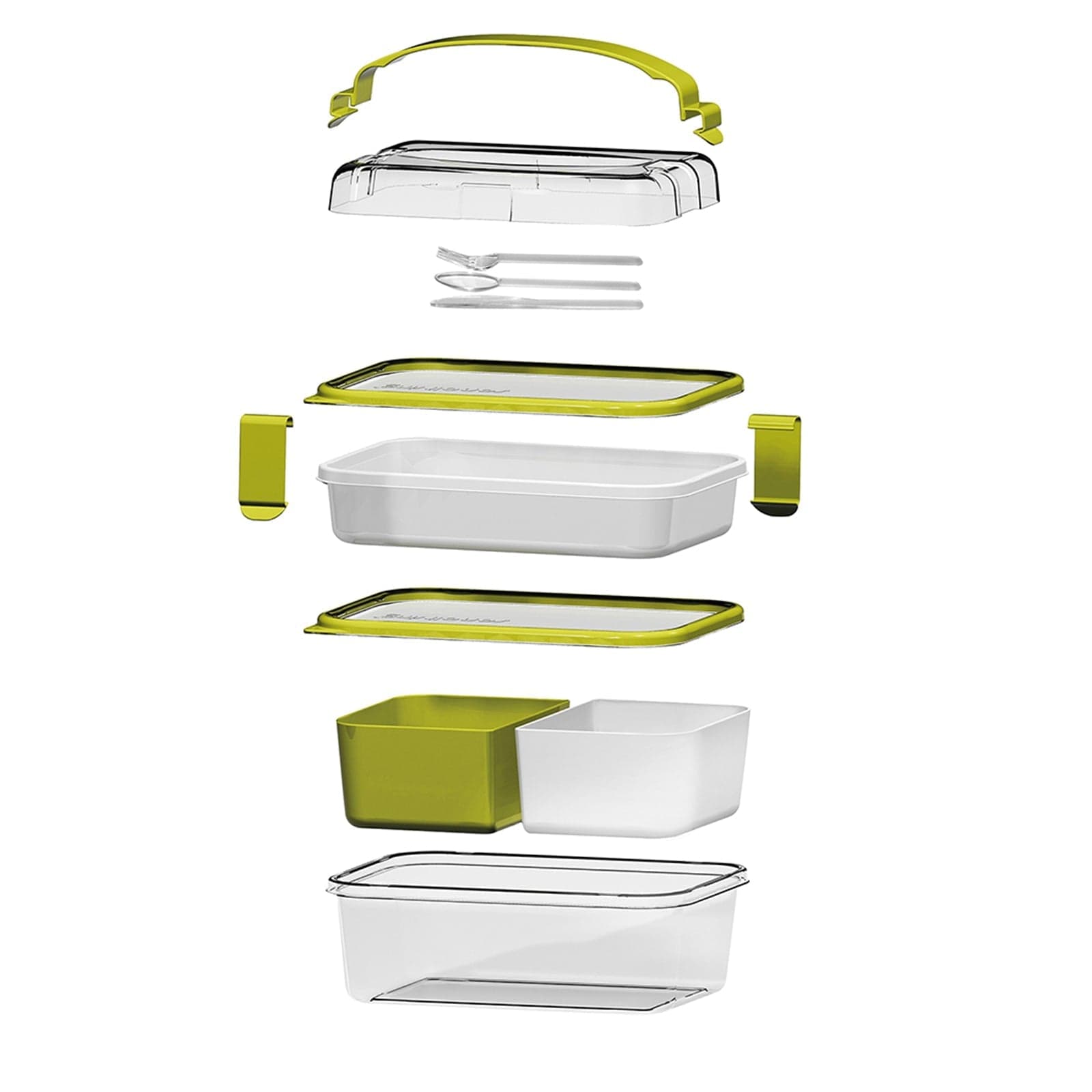 Portavivande vaschetta in plastica richiudibile porta pranzo lunch box da viaggio in Soprammobili Decor Space - Altamura, commercioVirtuoso.it