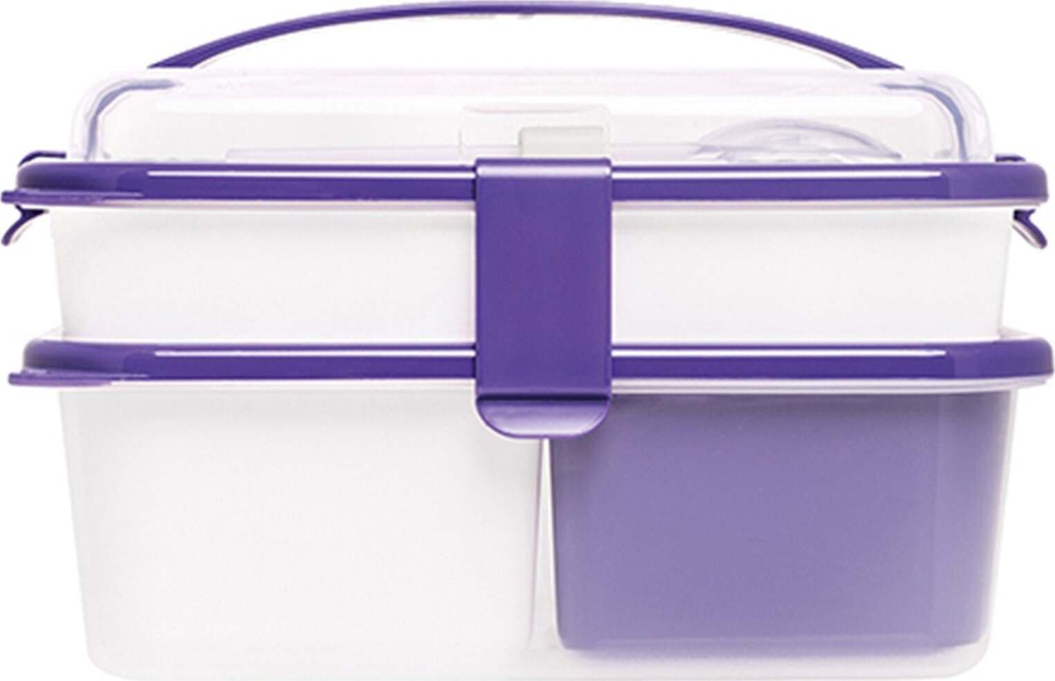Portavivande vaschetta in plastica richiudibile porta pranzo lunch box da viaggio Casa e cucina/Decorazioni per interni/Accessori decorativi/Soprammobili Decor Space - Altamura, Commerciovirtuoso.it