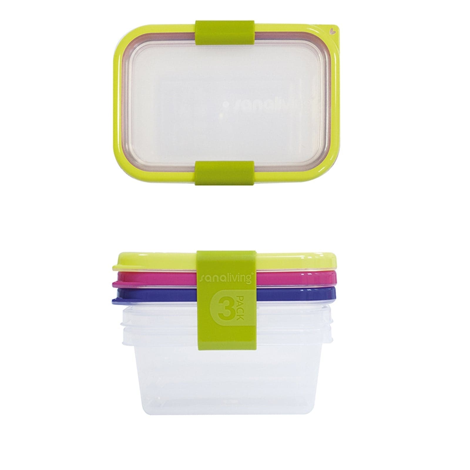 Set 3 vaschette ciotole portavivande porta cibo con coperchi per viaggio in Soprammobili Decor Space - Altamura, commercioVirtuoso.it