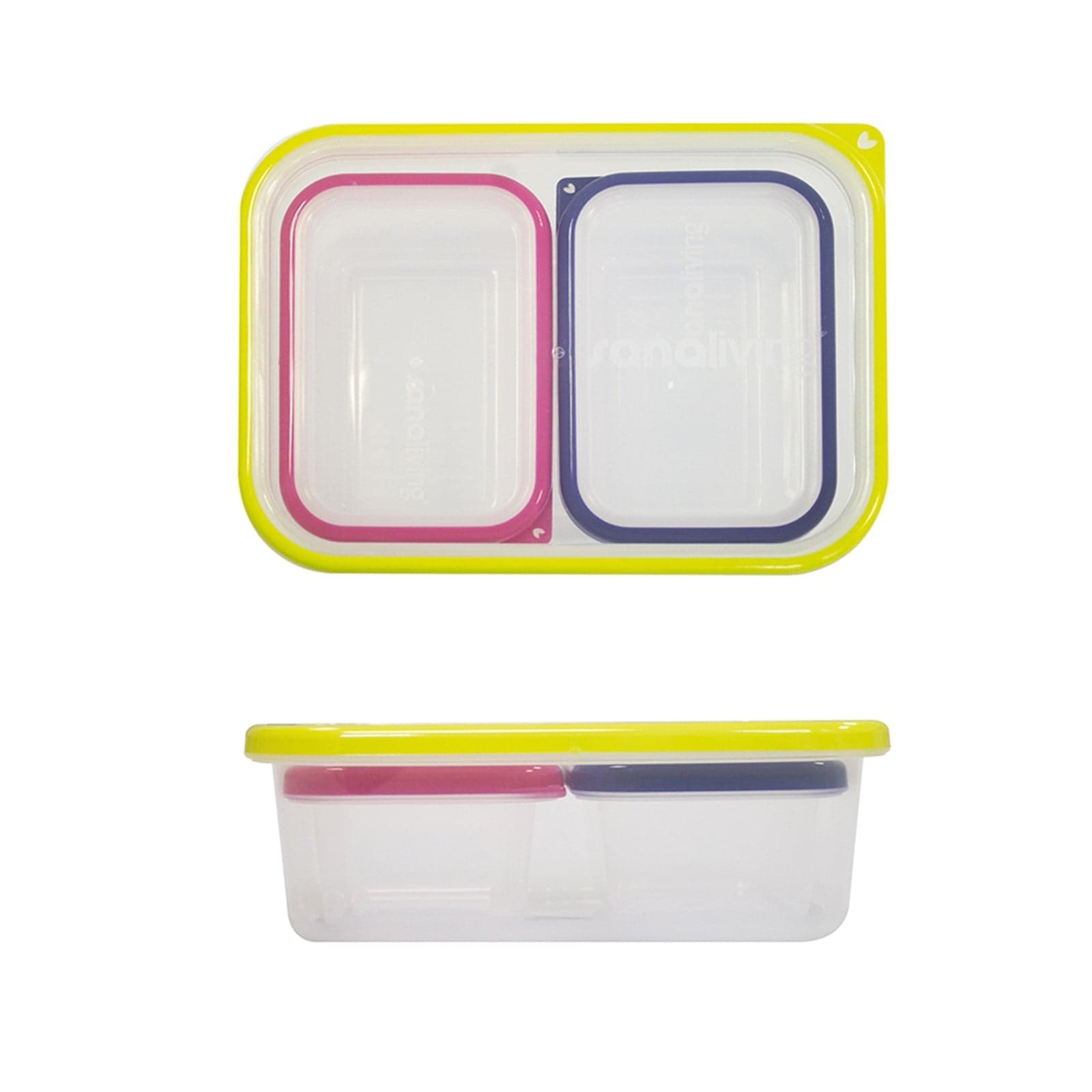 Set 3 vaschette ciotole portavivande porta cibo con coperchi per viaggio in Soprammobili Decor Space - Altamura, commercioVirtuoso.it