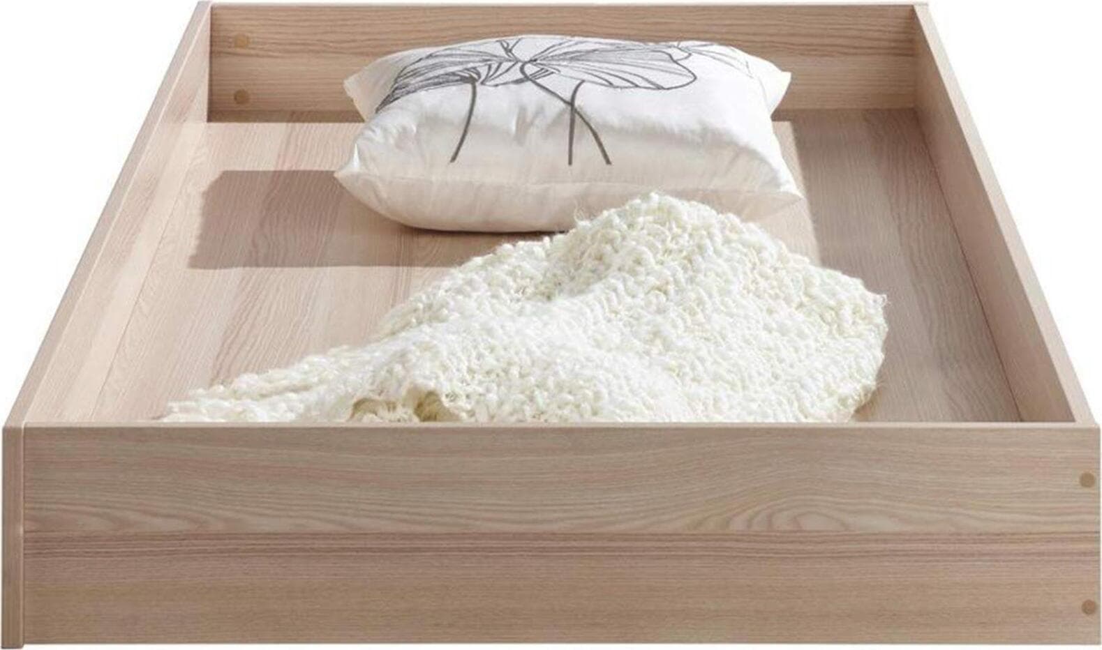 Cassettone estraibile con ruote per letto singolo in frassino moderno Casa e cucina/Arredamento/Camera da letto/Materassi e basi letto/Materassi Decor Space - Altamura, Commerciovirtuoso.it