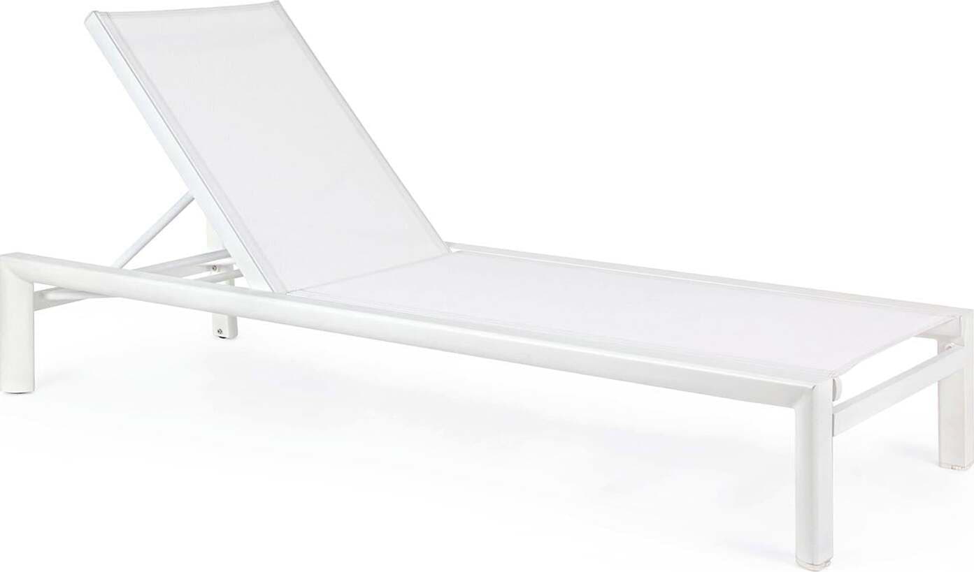 Lettino prendisole in alluminio sky con ruote, ideale per piscina e giardino Giardino e giardinaggio/Arredamento da giardino e accessori/Lettini Decor Space - Altamura, Commerciovirtuoso.it