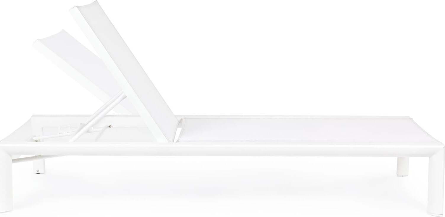 Lettino prendisole in alluminio sky con ruote, ideale per piscina e giardino Giardino e giardinaggio/Arredamento da giardino e accessori/Lettini Decor Space - Altamura, Commerciovirtuoso.it