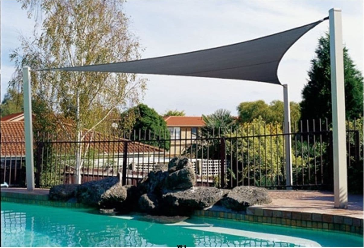 Tenda telo parasole triangolare per esterno giardino 3.6m Giardino e giardinaggio/Arredamento da giardino e accessori/Ombrelloni tende e tettucci parasole/Gazebo Decor Space - Altamura, Commerciovirtuoso.it