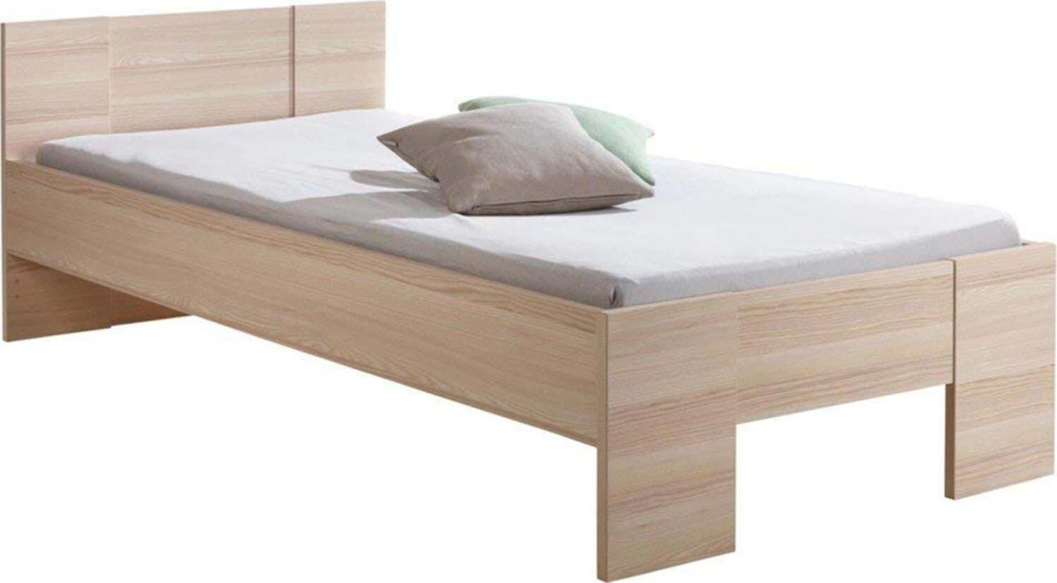 Letto singolo 1 piazza struttura telaio in legno color frassino spalliera Casa e cucina/Arredamento/Camera da letto/Materassi e basi letto/Materassi Decor Space - Altamura, Commerciovirtuoso.it