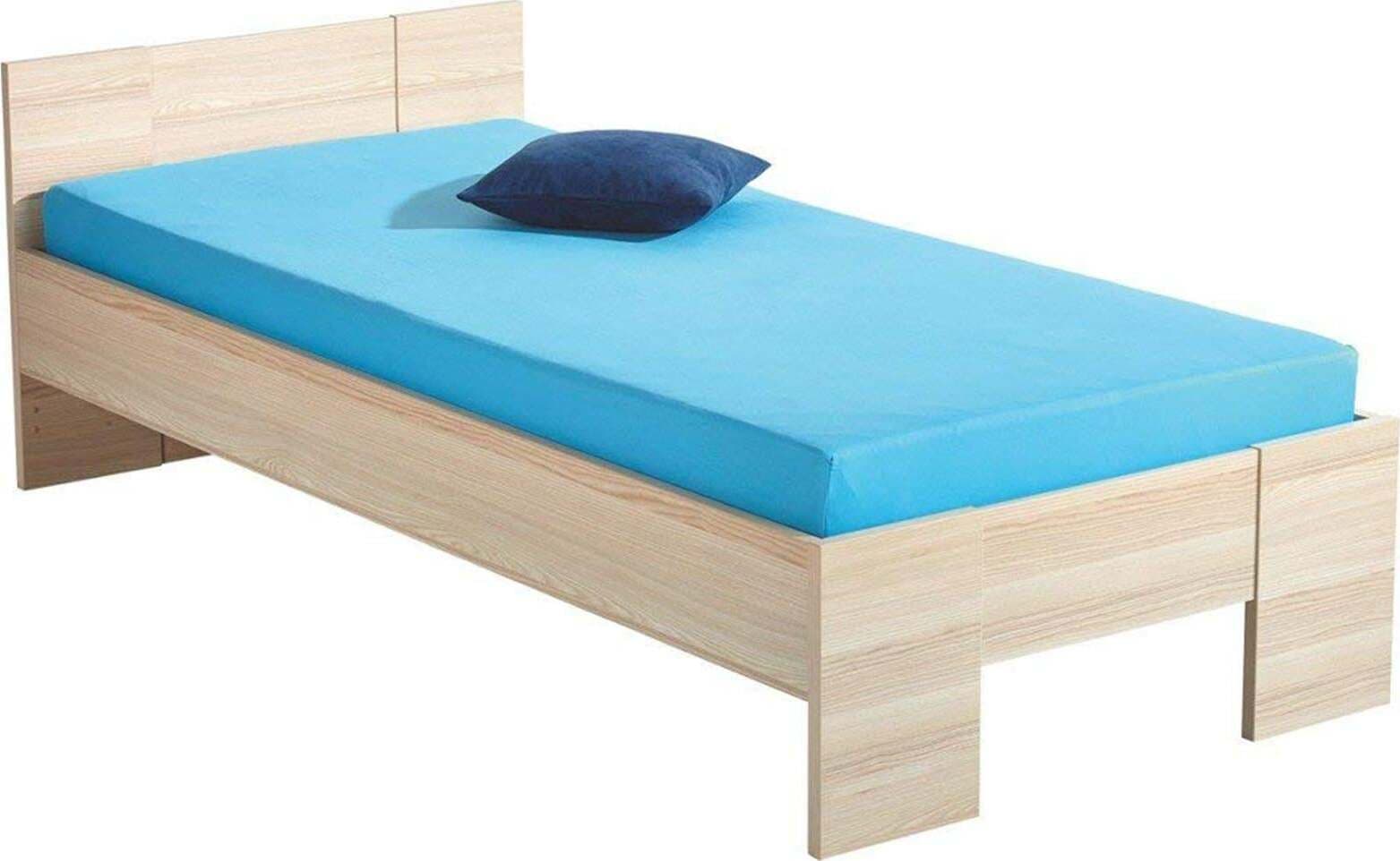 Letto singolo 1 piazza struttura telaio in legno color frassino spalliera Casa e cucina/Arredamento/Camera da letto/Materassi e basi letto/Materassi Decor Space - Altamura, Commerciovirtuoso.it