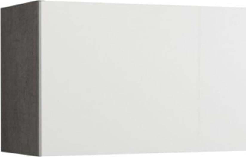 Pensile soggiorno orizzontale cemento con anta a ribalta bianco laccato 110 cm Casa e cucina/Organizzazione interni/Porta oggetti cassetti e scaffali/Mensole da muro Decor Space - Altamura, Commerciovirtuoso.it