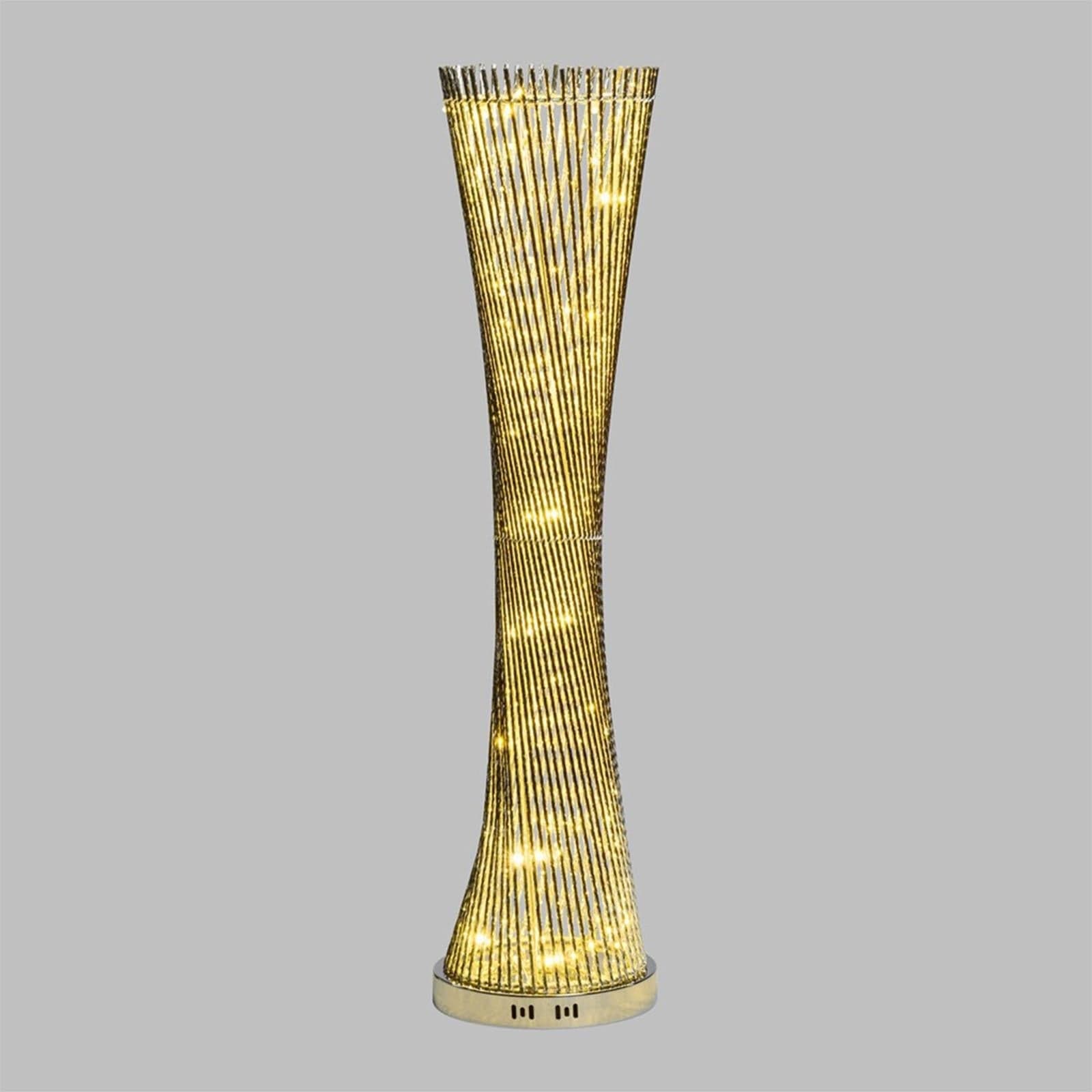 Colonna luminosa con 60 led, vaso alto h 100 cm lampada per arredamento moderno in Soprammobili Decor Space - Altamura, commercioVirtuoso.it