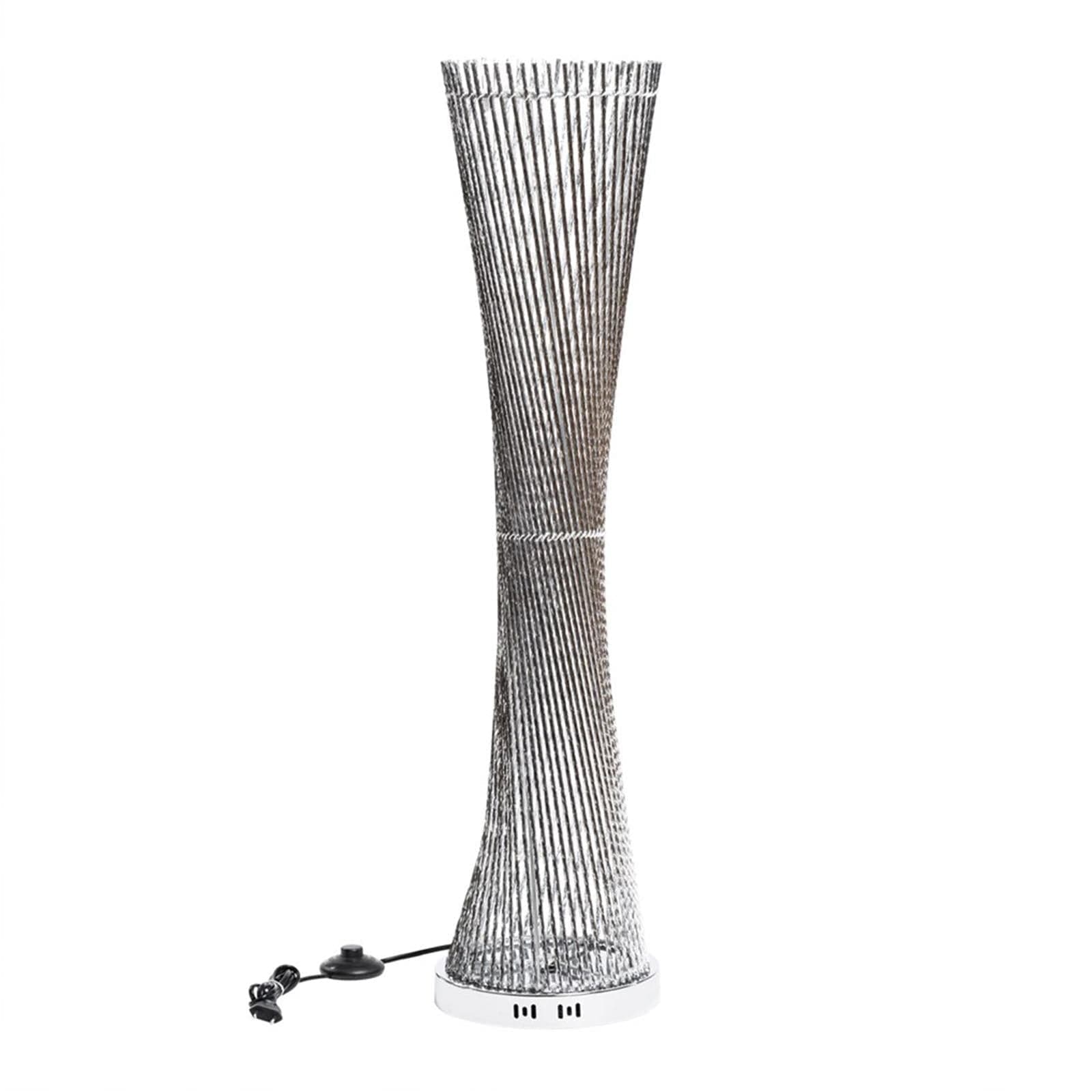 Colonna luminosa con 60 led, vaso alto h 100 cm lampada per arredamento moderno in Soprammobili Decor Space - Altamura, commercioVirtuoso.it