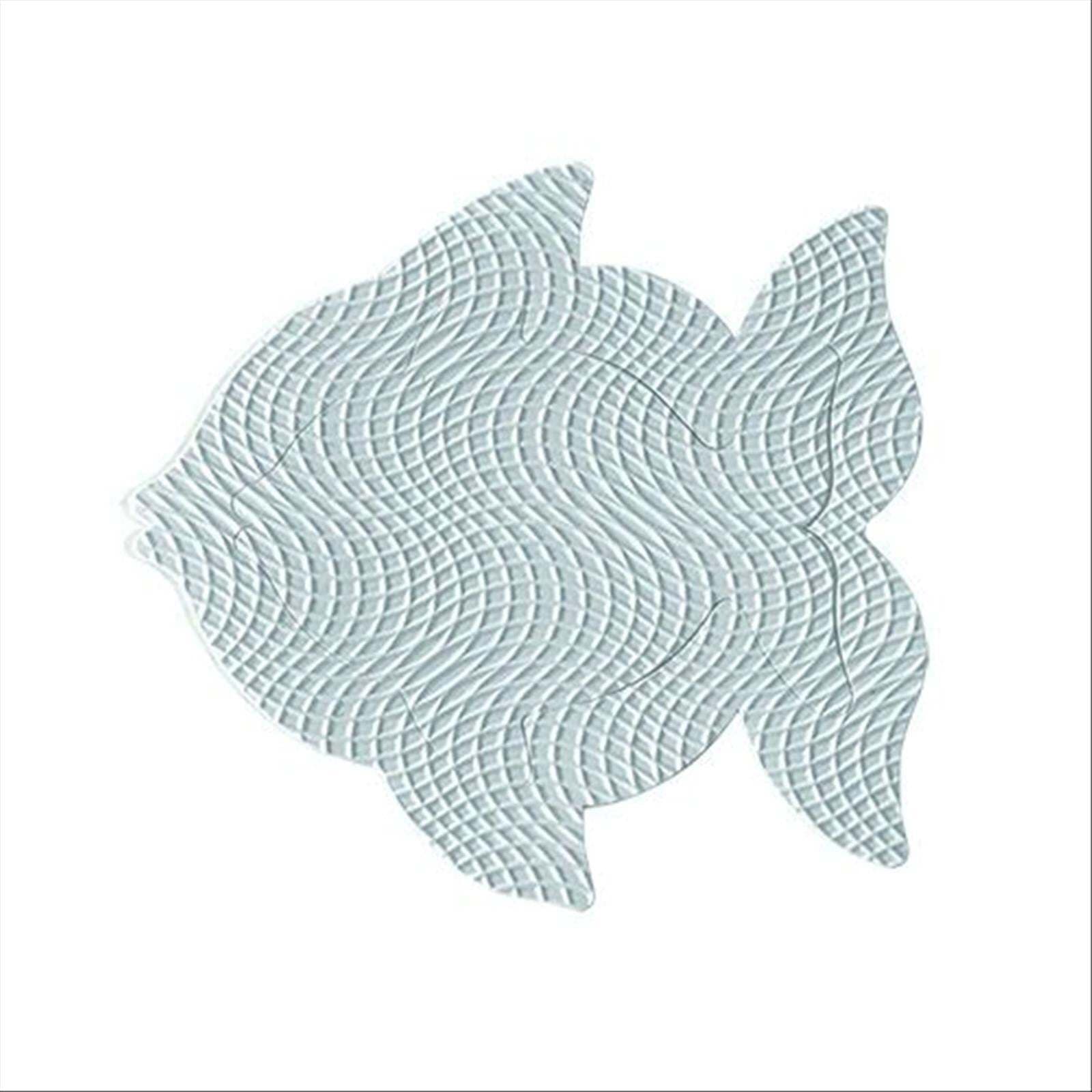 Koncreto acc.wc tappeto antisc. 'fish' pz 8 Casa e cucina/Bagno/Accessori per il bagno/Accessori per la vasca/Tappetini Decor Space - Altamura, Commerciovirtuoso.it