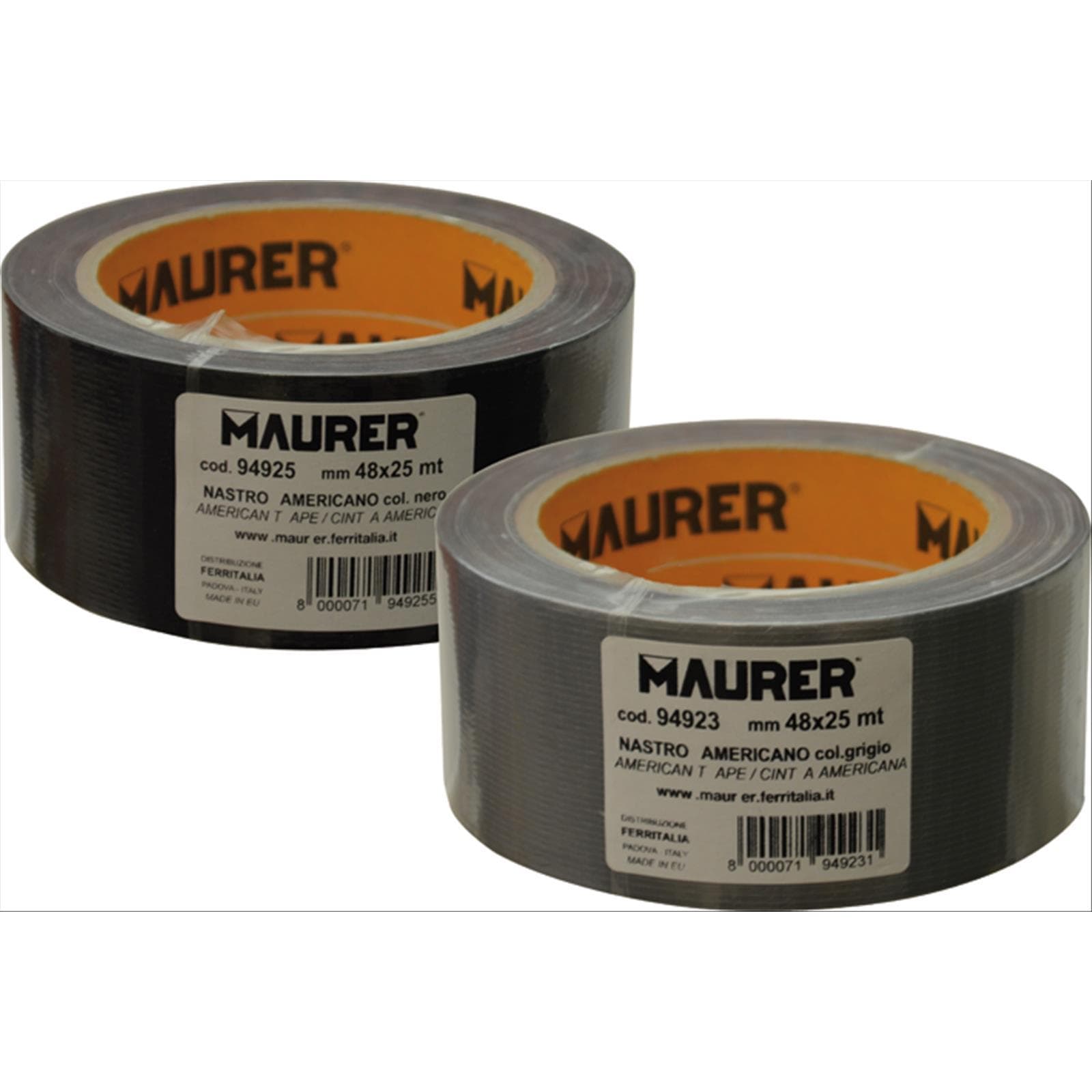 Nastro universale "impermeabile" grigio 25mt 50mm maurer