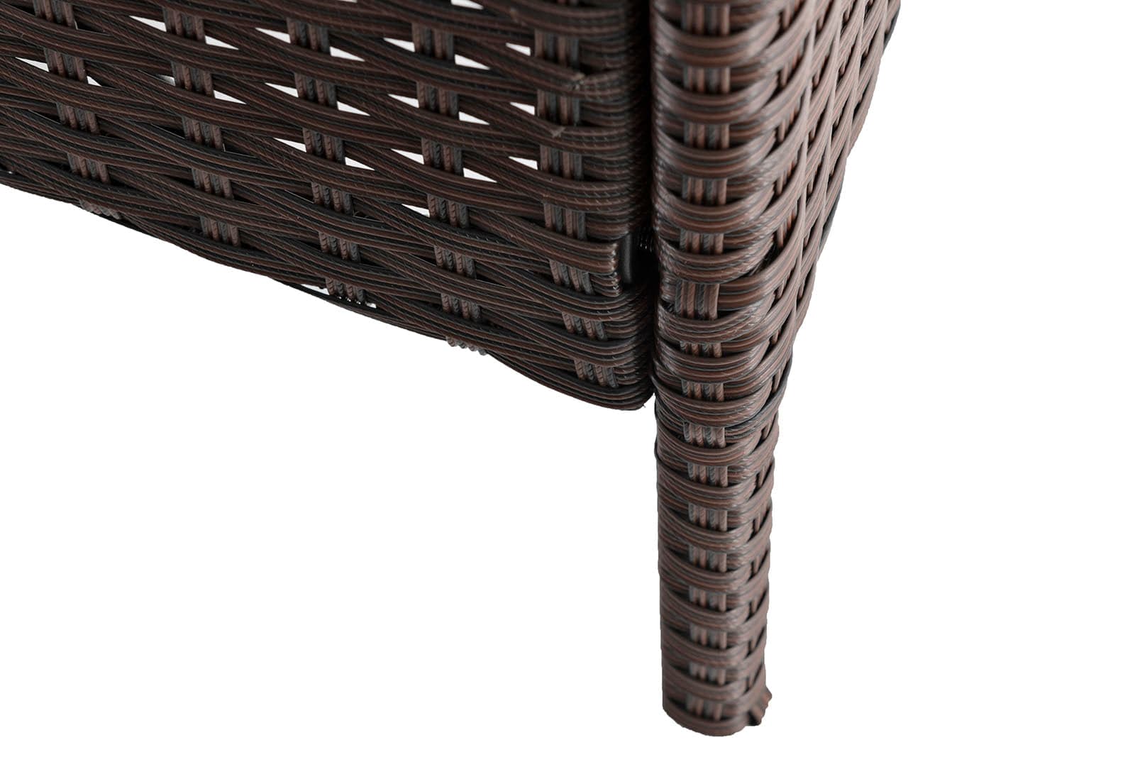 Salottino "Menelao" in polyrattan de esterno per giardino, veranda e balcone in Set di mobili Decor Space - Altamura, commercioVirtuoso.it