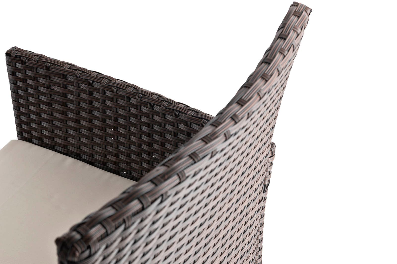 Salottino "Menelao" in polyrattan de esterno per giardino, veranda e balcone in Set di mobili Decor Space - Altamura, commercioVirtuoso.it
