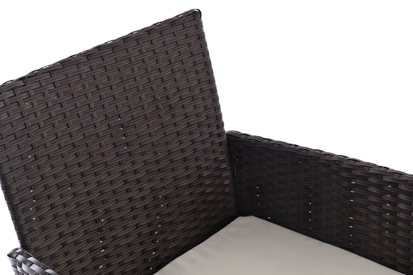 Salottino "Menelao" in polyrattan de esterno per giardino, veranda e balcone in Set di mobili Decor Space - Altamura, commercioVirtuoso.it