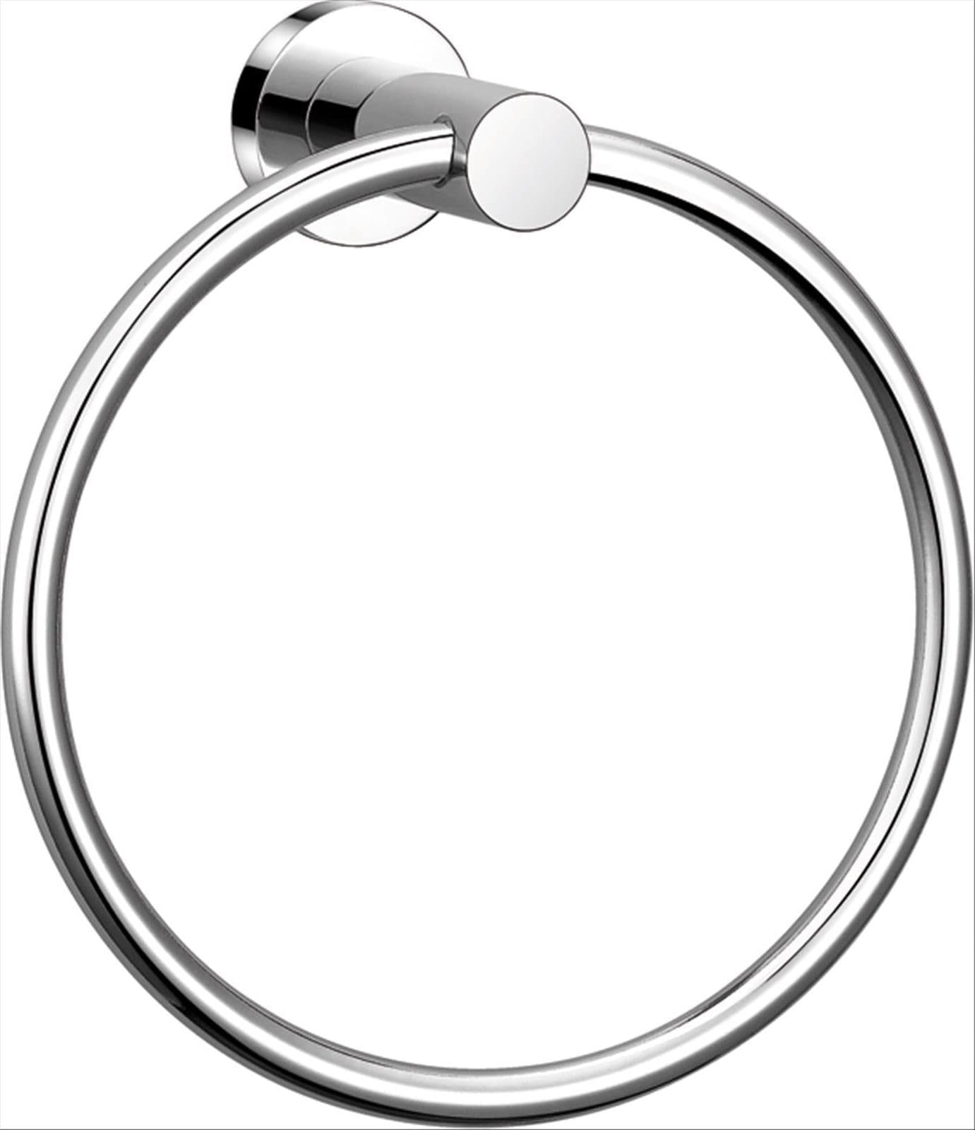 Portasciugamani bagno ad anello cromato "aqua" maurer - 2