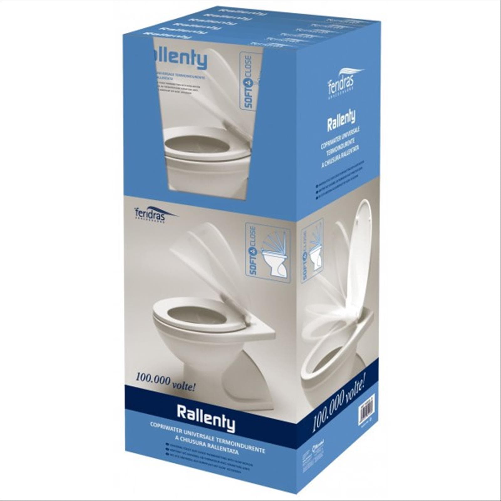 Copriwater Sedile Ricambio Wc Universale per Sanitari Bagno Chiusura Rallentatato Fai da te/Attrezzature per cucine e bagni/Attrezzature per bagni/Vasi WC Decor Space - Altamura, Commerciovirtuoso.it
