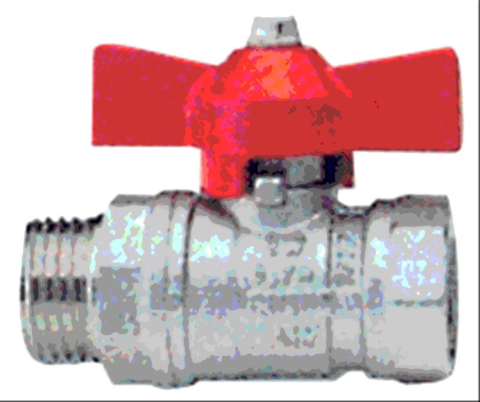 Valvola a sfera farfalla 1/2" m/f maurer - 2