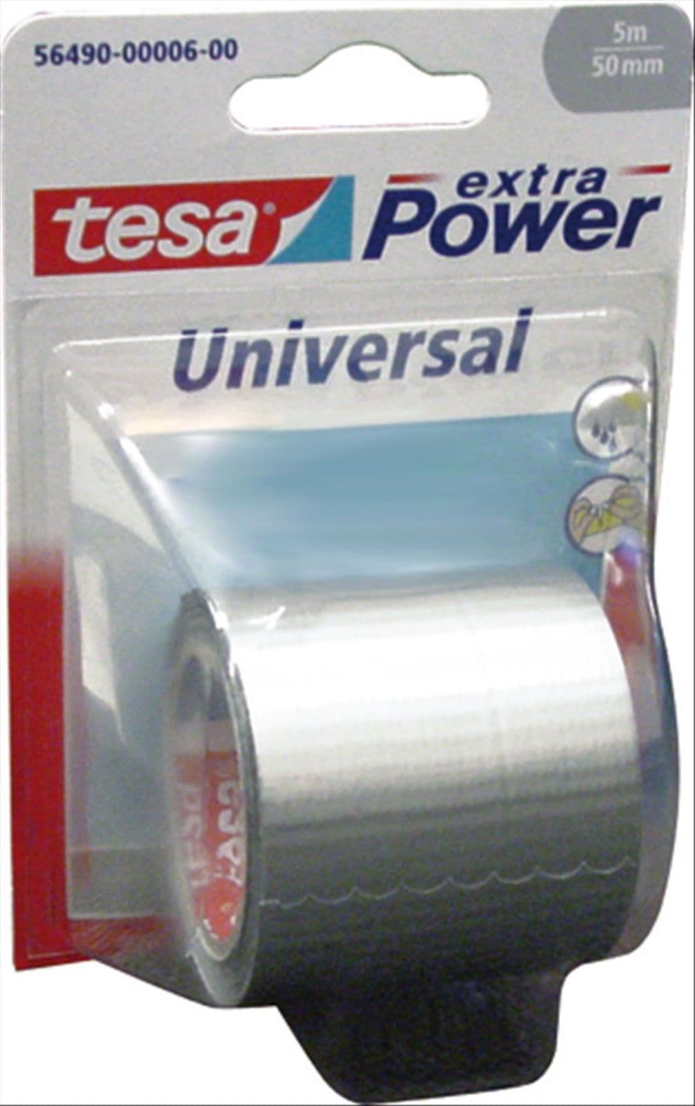 Nastro universale tesa "extra power" grigio 5mt 50mm impermeabile - 2