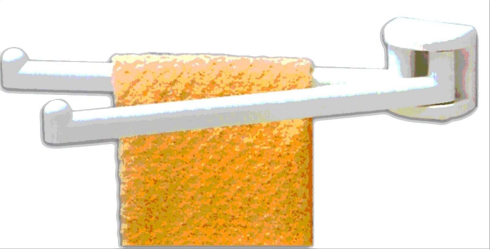 Portasciugamani bagno durolite bianco c/snodo (304)