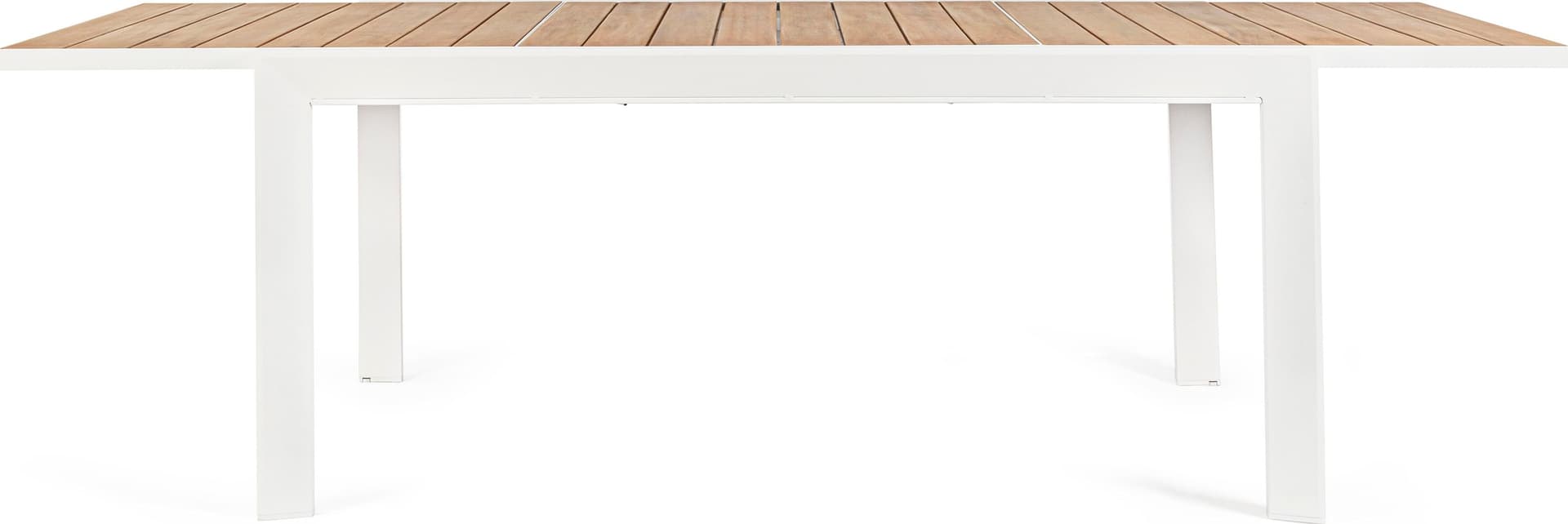 Tavolo Allungabile "al Delmar" in Alluminio Verniciato E Legno Di Acacia Da Esterno per Giardino E Veranda 220/340 Cm Giardino e giardinaggio/Arredamento da giardino e accessori/Tavoli e tavolini/Tavoli standard Decor Space - Altamura, Commerciovirtuoso.it