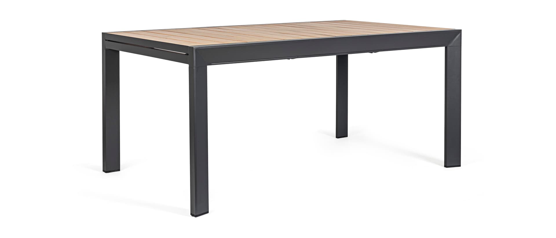 Tavolo Allungabile "al Delmar" in Alluminio Verniciato E Legno Di Acacia Da Esterno per Giardino E Veranda 220/340 Cm Giardino e giardinaggio/Arredamento da giardino e accessori/Tavoli e tavolini/Tavoli standard Decor Space - Altamura, Commerciovirtuoso.it