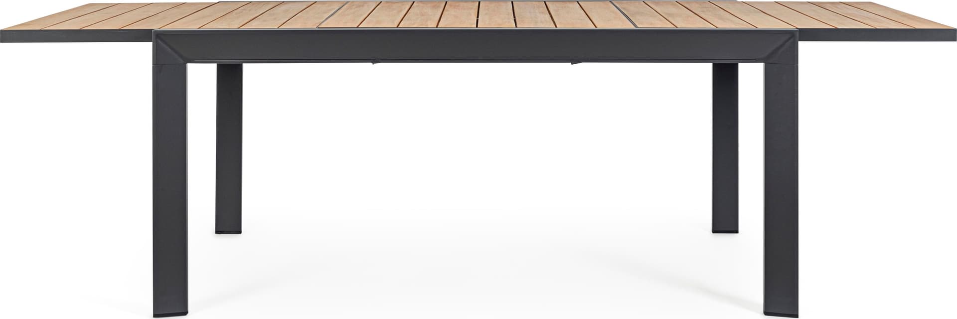Tavolo Allungabile "al Delmar" in Alluminio Verniciato E Legno Di Acacia Da Esterno per Giardino E Veranda 220/340 Cm Giardino e giardinaggio/Arredamento da giardino e accessori/Tavoli e tavolini/Tavoli standard Decor Space - Altamura, Commerciovirtuoso.it