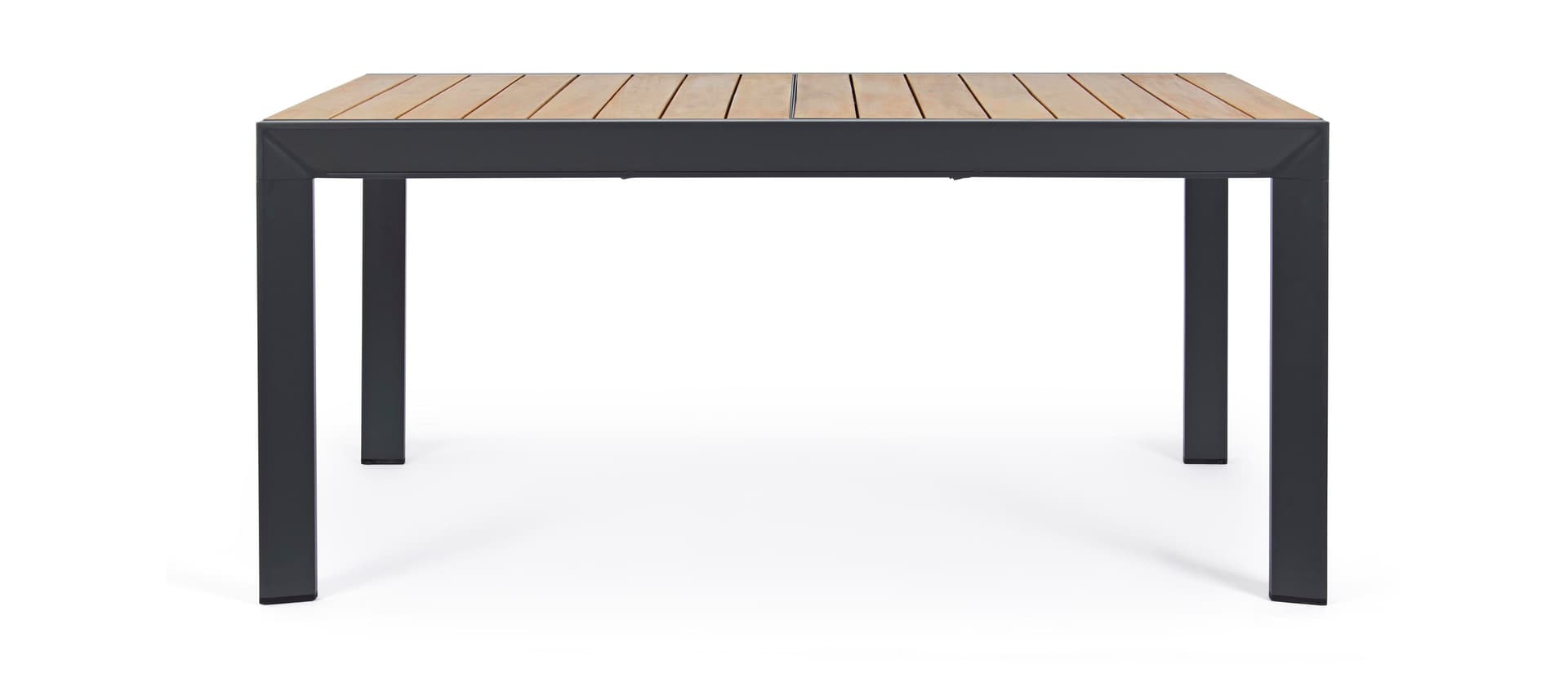 Tavolo allungabile "Al Delmar" in alluminio verniciato e legno di acacia da esterno per giardino e veranda 220/340 cm - 21