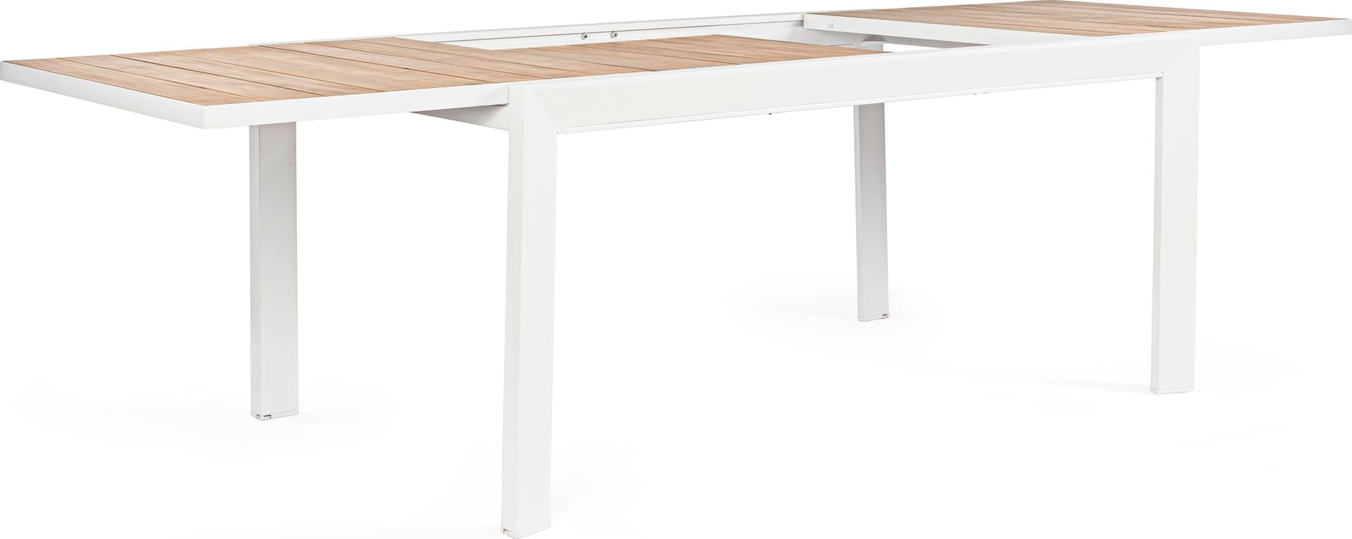 Tavolo Allungabile "al Delmar" in Alluminio Verniciato E Legno Di Acacia Da Esterno per Giardino E Veranda 220/340 Cm Giardino e giardinaggio/Arredamento da giardino e accessori/Tavoli e tavolini/Tavoli standard Decor Space - Altamura, Commerciovirtuoso.it