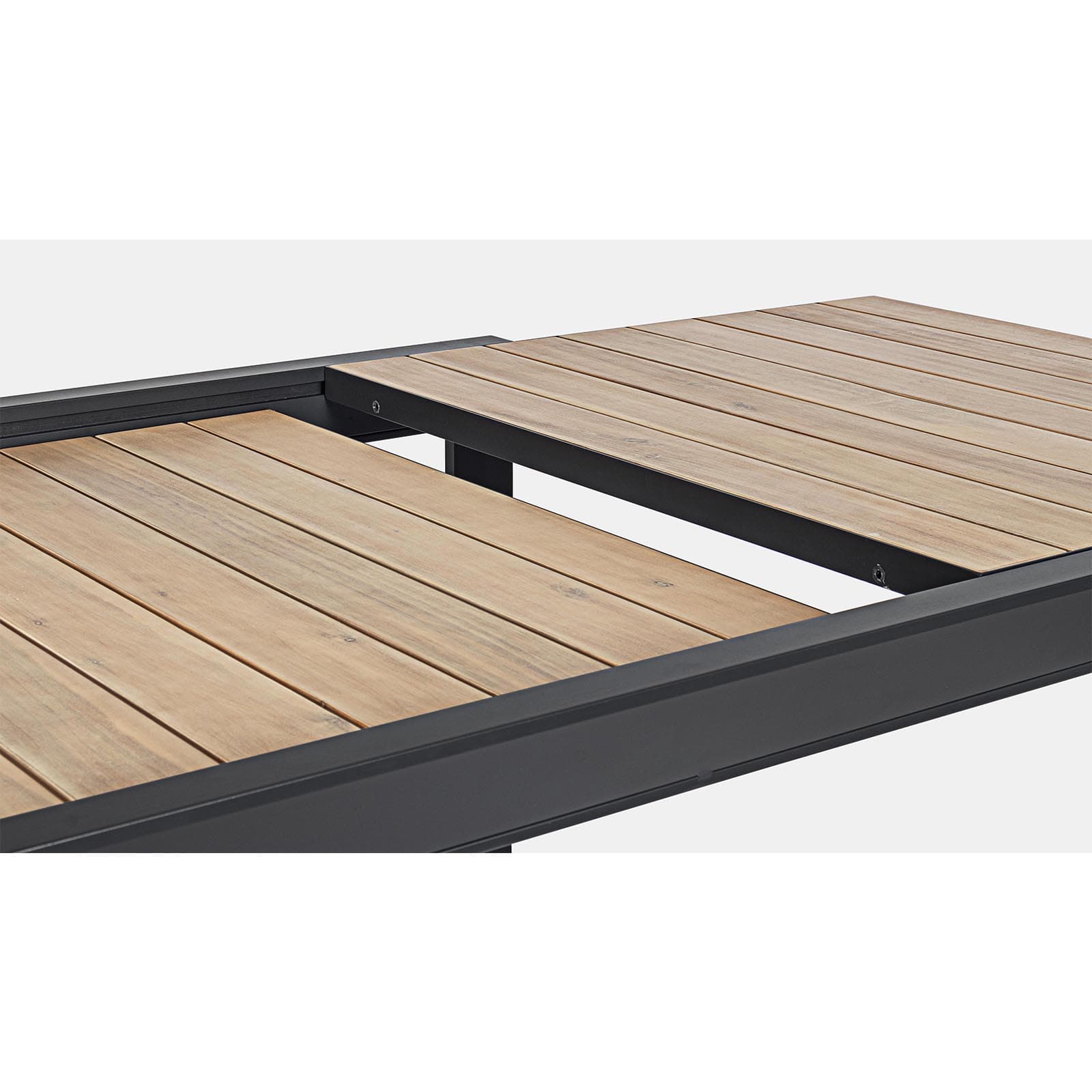 Tavolo Allungabile "al Delmar" in Alluminio Verniciato E Legno Di Acacia Da Esterno per Giardino E Veranda 220/340 Cm Giardino e giardinaggio/Arredamento da giardino e accessori/Tavoli e tavolini/Tavoli standard Decor Space - Altamura, Commerciovirtuoso.it