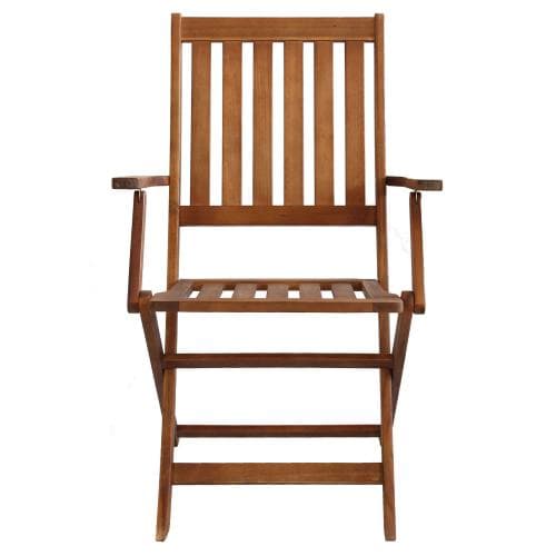 Pz 2 Poltrone Con Braccioli Pieghevoli "diana" in Legno Di Acacia Arredamento Da Esterno per Giardino E Veranda Giardino e giardinaggio/Arredamento da giardino e accessori/Sedie/Sedie per tavolo da giardino Decor Space - Altamura, Commerciovirtuoso.it