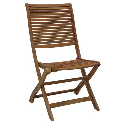 Pz 2 Sedie pieghevoli "Riviera" in legno di Acacia arredamento da esterno per giardino e veranda in Sedie per tavolo da giardino Decor Space - Altamura, commercioVirtuoso.it