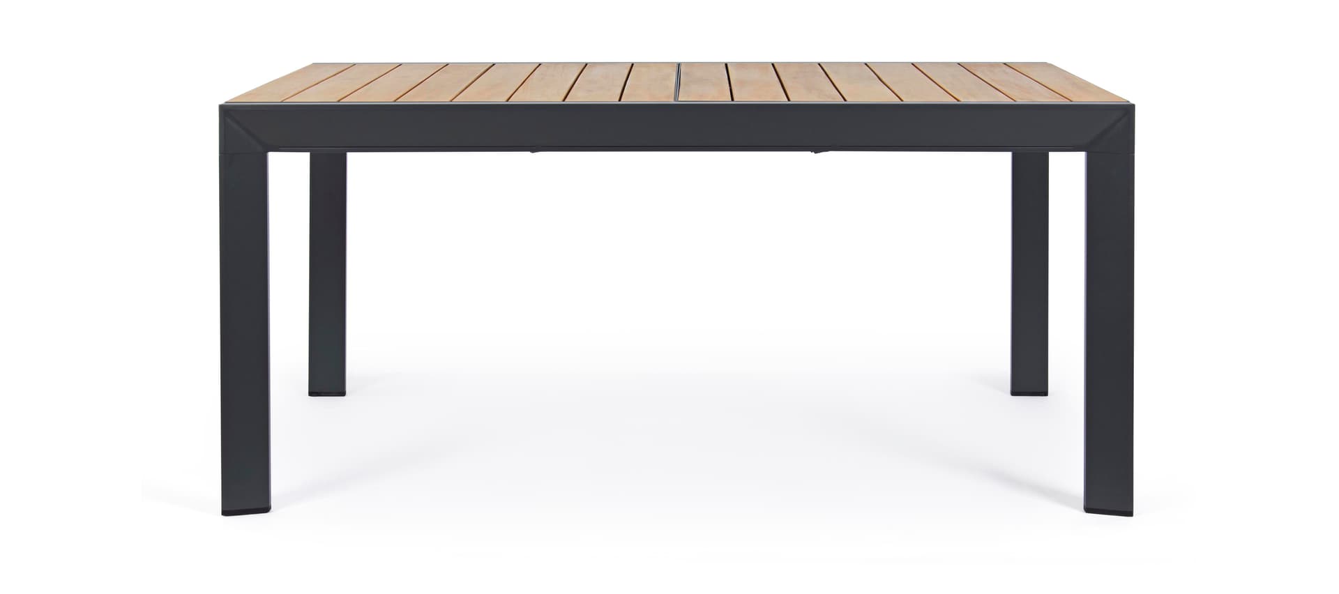 Tavolo Allungabile "al Delmar" in Alluminio Verniciato E Legno Di Acacia Da Esterno per Giardino E Veranda 160/240 Cm Giardino e giardinaggio/Arredamento da giardino e accessori/Tavoli e tavolini/Tavoli standard Decor Space - Altamura, Commerciovirtuoso.it