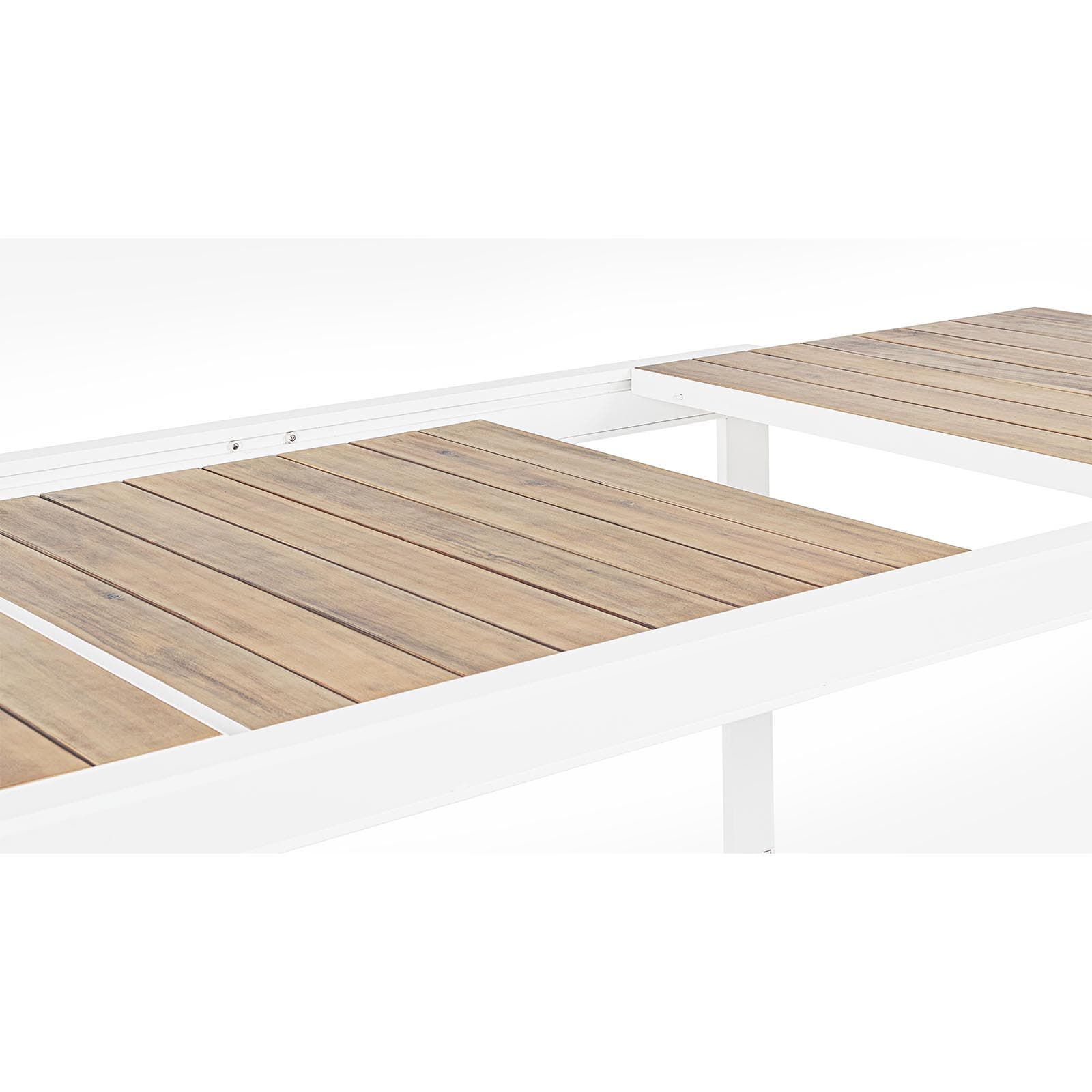 Tavolo Allungabile "al Delmar" in Alluminio Verniciato E Legno Di Acacia Da Esterno per Giardino E Veranda 160/240 Cm Giardino e giardinaggio/Arredamento da giardino e accessori/Tavoli e tavolini/Tavoli standard Decor Space - Altamura, Commerciovirtuoso.it