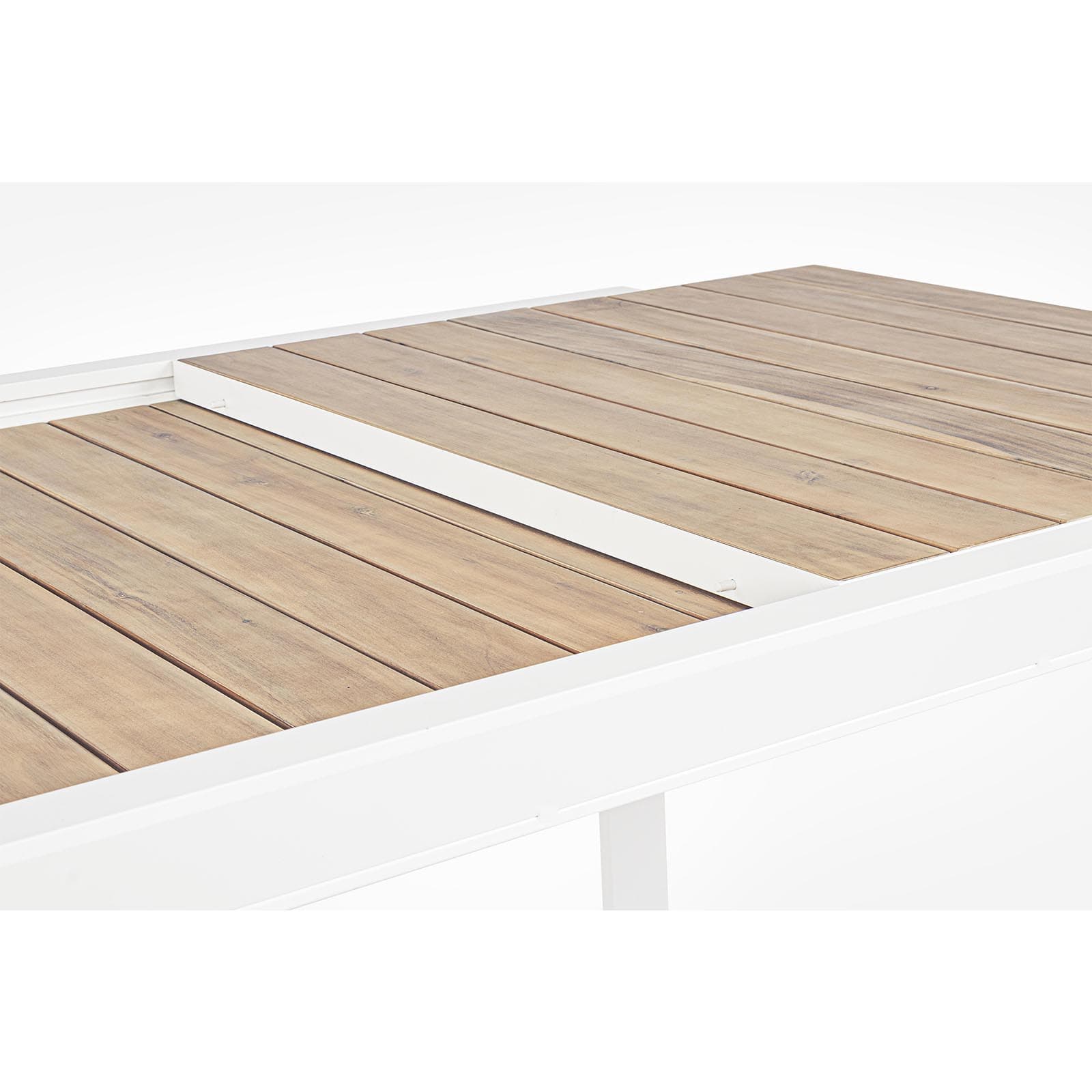 Tavolo Allungabile "al Delmar" in Alluminio Verniciato E Legno Di Acacia Da Esterno per Giardino E Veranda 160/240 Cm Giardino e giardinaggio/Arredamento da giardino e accessori/Tavoli e tavolini/Tavoli standard Decor Space - Altamura, Commerciovirtuoso.it
