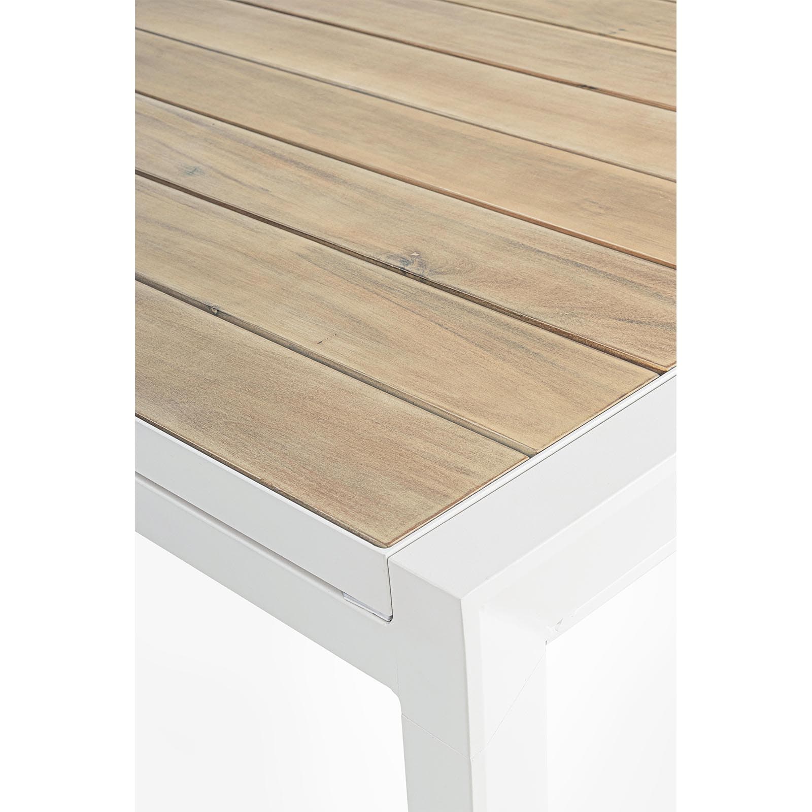 Tavolo Allungabile "al Delmar" in Alluminio Verniciato E Legno Di Acacia Da Esterno per Giardino E Veranda 160/240 Cm Giardino e giardinaggio/Arredamento da giardino e accessori/Tavoli e tavolini/Tavoli standard Decor Space - Altamura, Commerciovirtuoso.it