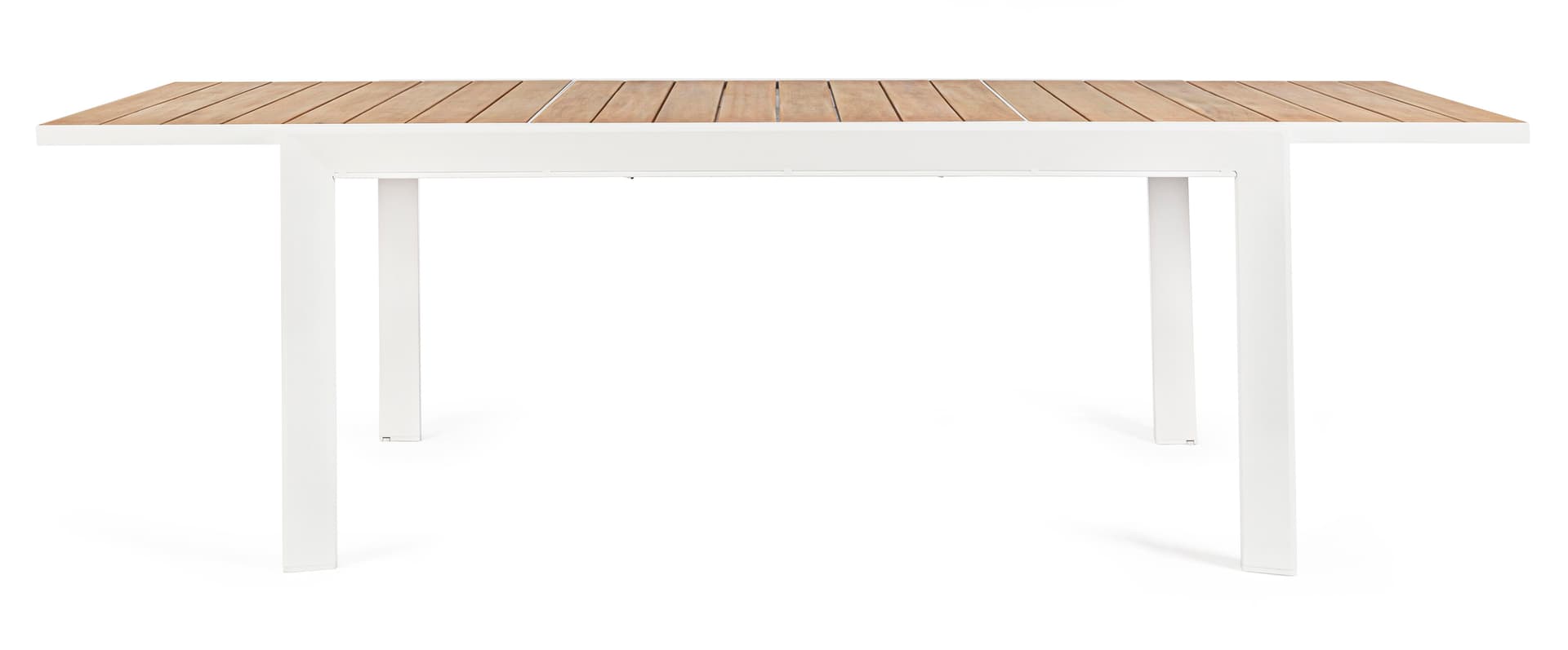 Tavolo Allungabile "al Delmar" in Alluminio Verniciato E Legno Di Acacia Da Esterno per Giardino E Veranda 160/240 Cm Giardino e giardinaggio/Arredamento da giardino e accessori/Tavoli e tavolini/Tavoli standard Decor Space - Altamura, Commerciovirtuoso.it