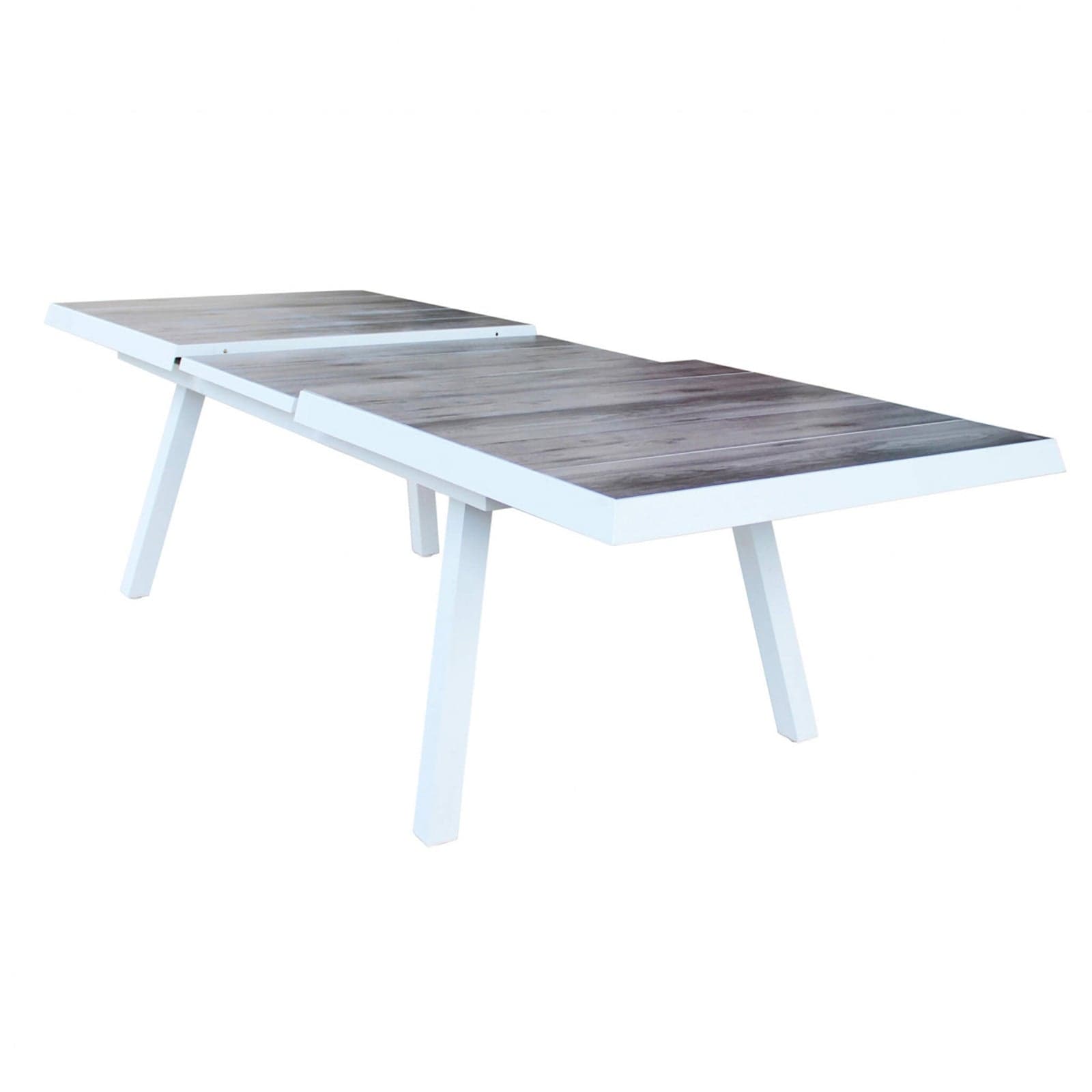Tavolo allungabile "Cayman" in alluminio e Gres porcellanato per esterno 205\265 x 105 cm in Tavoli standard Decor Space - Altamura, commercioVirtuoso.it