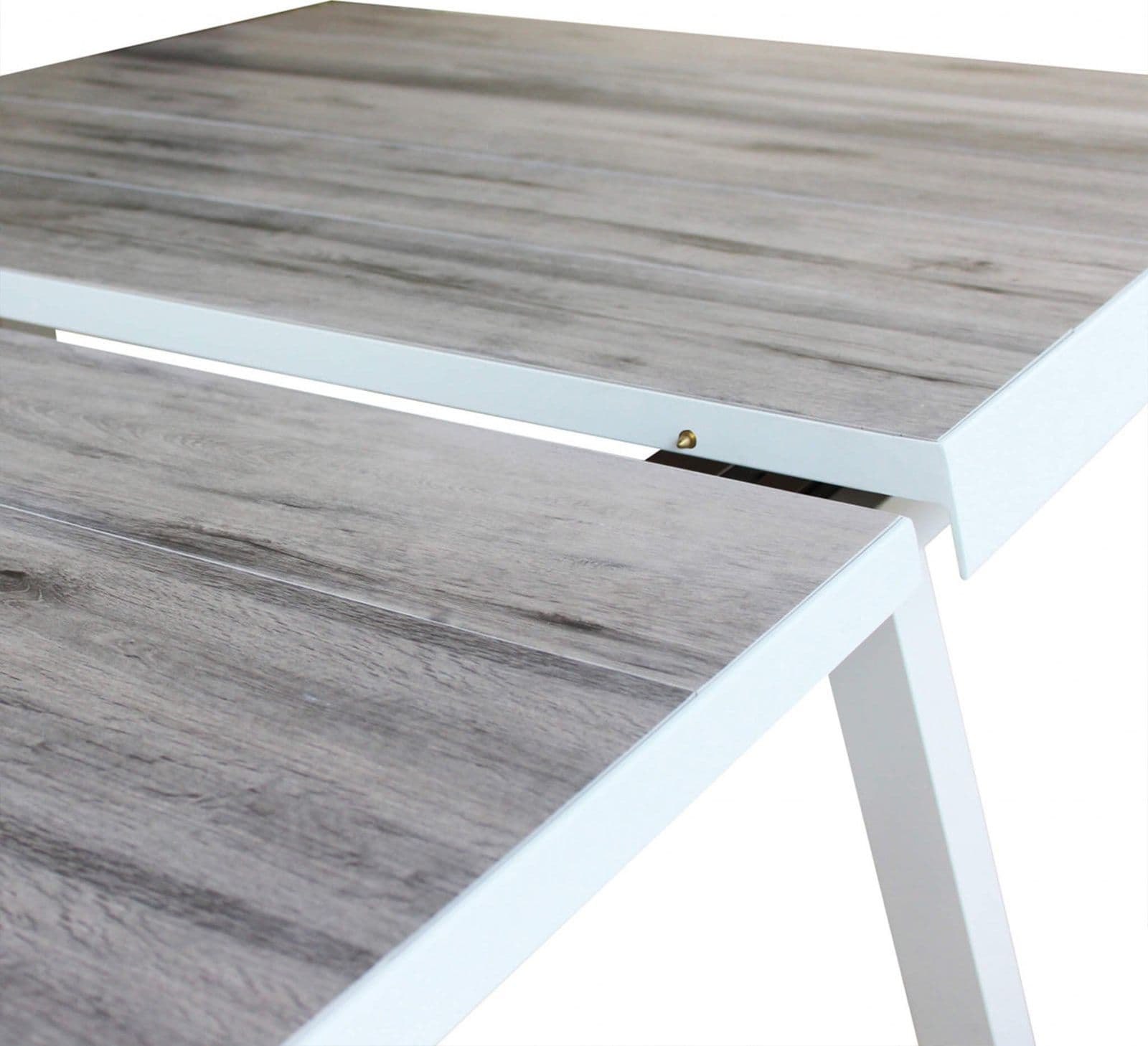Tavolo allungabile "Cayman" in alluminio e Gres porcellanato per esterno 205\265 x 105 cm in Tavoli standard Decor Space - Altamura, commercioVirtuoso.it