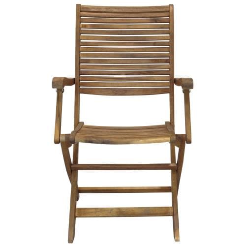 Pz 2 Poltrone Con Braccioli Pieghevoli "riviera" in Legno Di Acacia Arredamento Da Esterno per Giardino E Veranda Giardino e giardinaggio/Arredamento da giardino e accessori/Sedie/Sedie per tavolo da giardino Decor Space - Altamura, Commerciovirtuoso.it