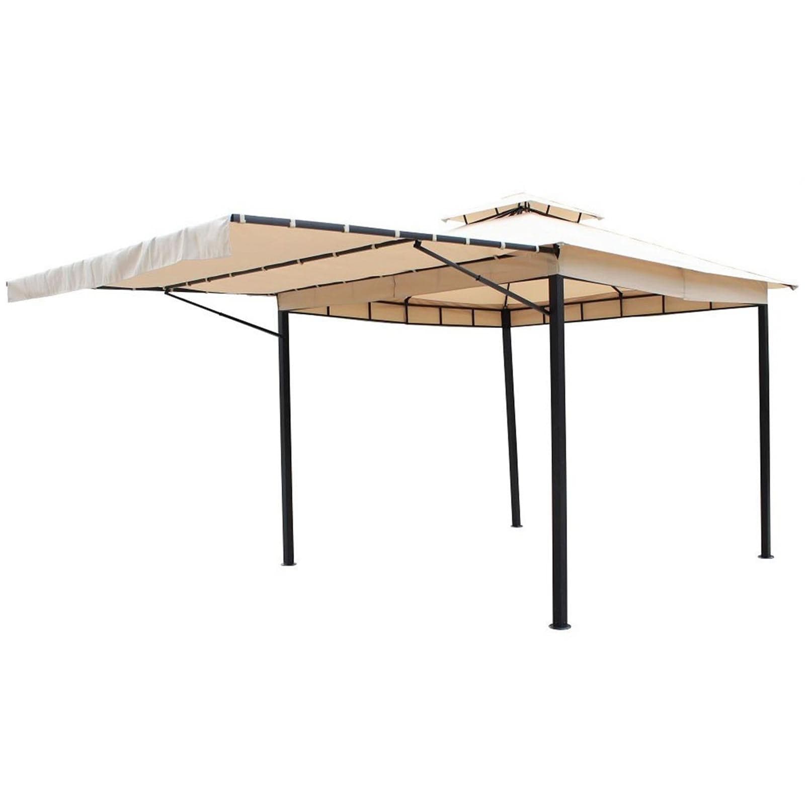 Gazebo 3 x 3 con pensilina, tenda airvent telo stark in Gazebo Decor Space - Altamura, commercioVirtuoso.it