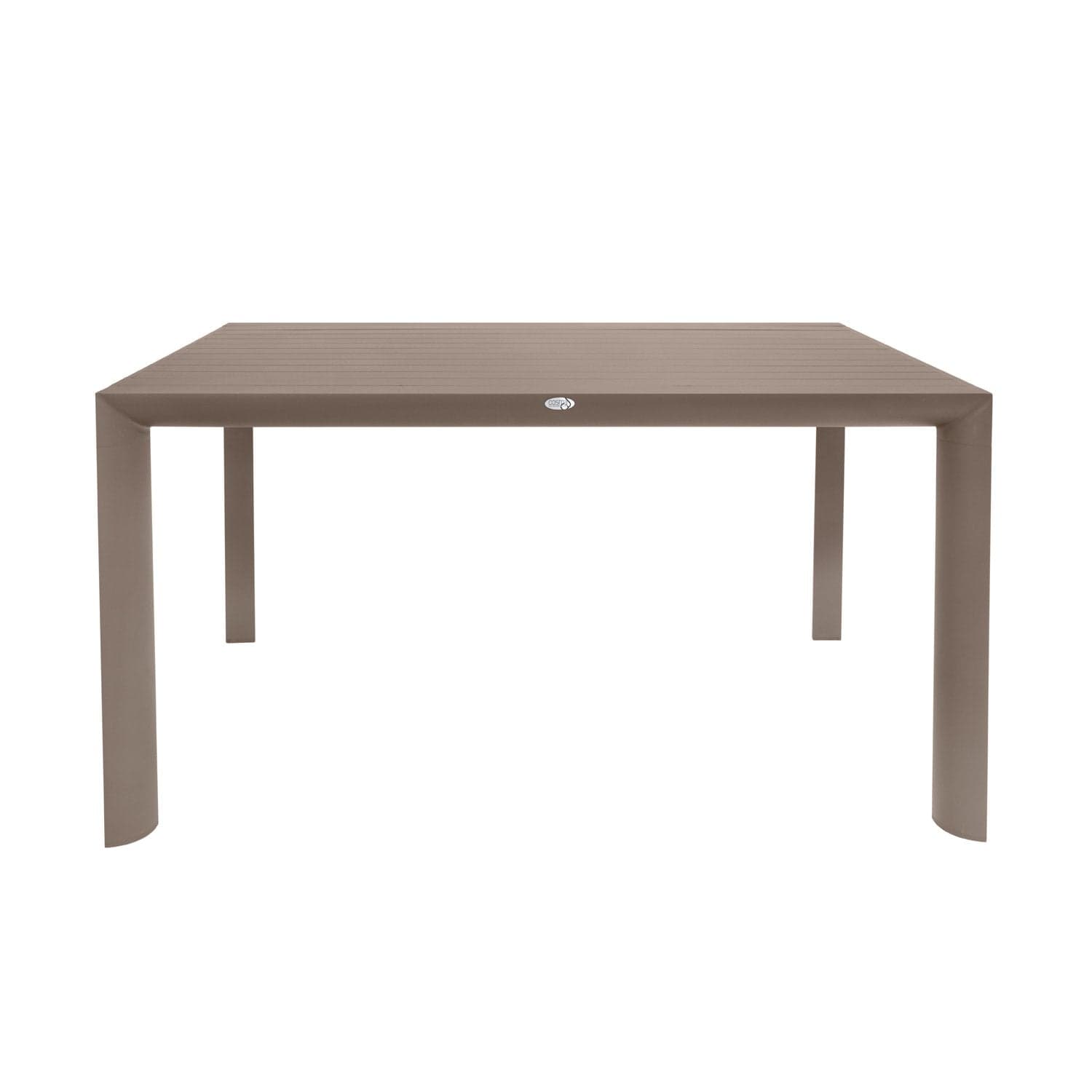 Tavolo allungabile "Bilbao" in alluminio Taupè verniciato da esterno per giardino e veranda 150 x 100/150 cm in Tavoli standard Decor Space - Altamura, commercioVirtuoso.it