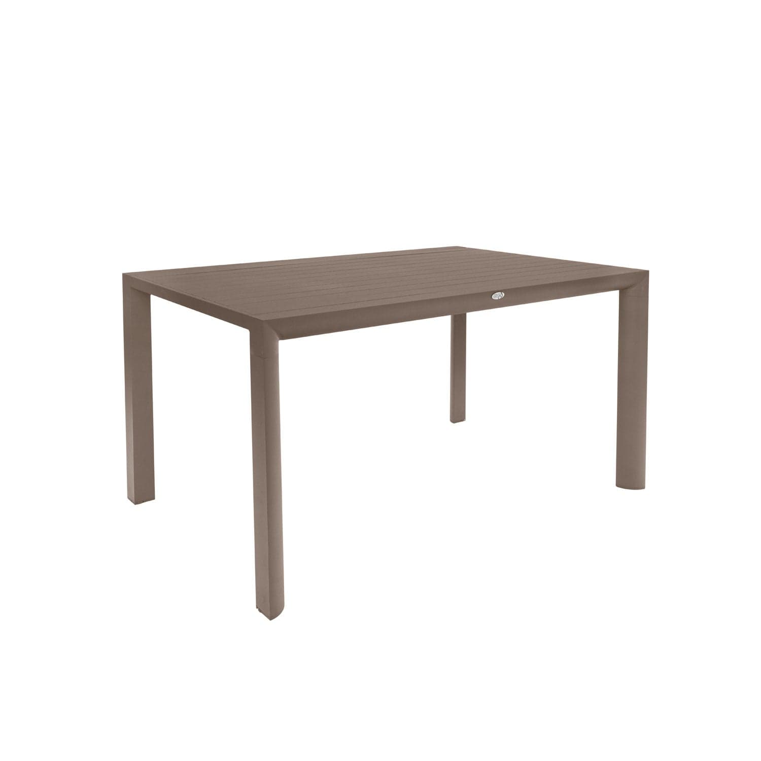 Tavolo allungabile "Bilbao" in alluminio Taupè verniciato da esterno per giardino e veranda 150 x 100/150 cm Giardino e giardinaggio/Arredamento da giardino e accessori/Tavoli e tavolini/Tavoli standard Decor Space - Altamura, Commerciovirtuoso.it