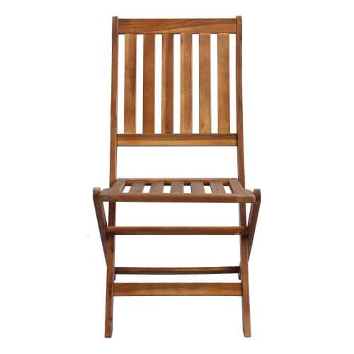 Pz 2 Sedie pieghevoli "Diana" in legno di Acacia arredamento da esterno per giardino e veranda in Sedie per tavolo da giardino Decor Space - Altamura, commercioVirtuoso.it