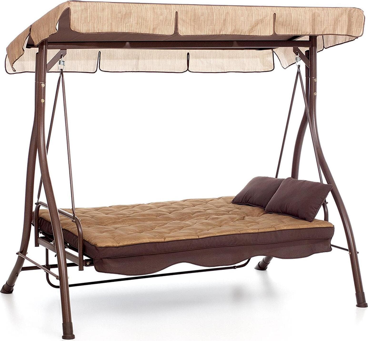 Dondolo Zanzibar 3 Posti Altalena Da Giardino E Veranda Reclinabile a Letto Giardino e giardinaggio/Arredamento da giardino e accessori/Dondoli coperti Decor Space - Altamura, Commerciovirtuoso.it